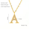 Wholesale Gold Plated Stainless Steel Geometric Letter And Number Pendant Cross Chain Necklace For Women