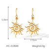 Wholesale Gold Plated Stainless Steel Jewelry With Star Geometric Animal Zodiac Patterns For Women Necklace And Earrings