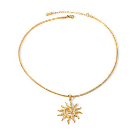 Wholesale Gold Plated Stainless Steel Jewelry With Star Geometric Animal Zodiac Patterns For Women Necklace And Earrings