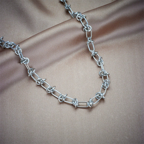 Wholesale Gold Plated Titanium Steel Bracelet And Necklace Set With Heavy Metal Hip Hop Punk Style And Regular Chain Electroplated