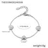 Wholesale Golden Love Beaded Light Luxury Collarbone Chain For Women Titanium Steel 18K Gold Plated Necklace Jewelry Electroplated