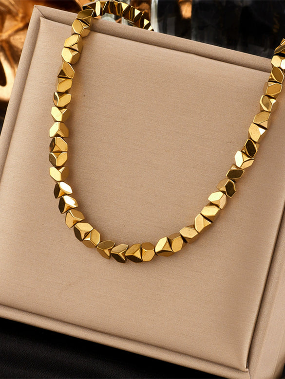 Wholesale Goldplated Broken Silver Couple Bracelet In Ancient Style With Open Mouth Geometric Design And Electroplating