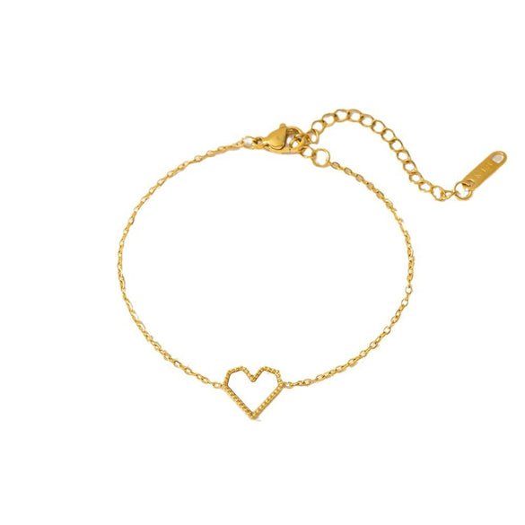 Wholesale Goldplated Retro Sweet Style Titanium Steel Women's Necklace With Peach Heart Love Water Drop And Bell Patterns