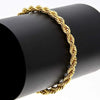 Wholesale Goldplated Simple Geometric Twisted Rope Chain Necklace For Men And Women