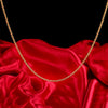 Wholesale Goldplated Simple Geometric Twisted Rope Chain Necklace For Men And Women