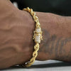 Wholesale Goldplated Simple Geometric Twisted Rope Chain Necklace For Men And Women