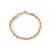 Wholesale Goldplated Simple Geometric Twisted Rope Chain Necklace For Men And Women