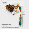 Wholesale Goldplated Stainless Steel Heart Water Drop Bell Pattern Earphone Case Bag Pendant Keychain For Women