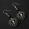 Wholesale Gothic Love Hollow Cross Earrings For Women Alloy Geometric Dark Style