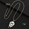 Wholesale Gothic Skull Titanium Steel Unisex Necklace With Cartoon Characters Geometric Animals And Zodiac Patterns And Polishing Treatment