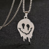 Wholesale Gothic Skull Titanium Steel Unisex Necklace With Cartoon Characters Geometric Animals And Zodiac Patterns And Polishing Treatment