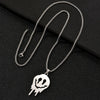 Wholesale Gothic Skull Titanium Steel Unisex Necklace With Cartoon Characters Geometric Animals And Zodiac Patterns And Polishing Treatment