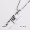 Wholesale Gun Necklace Stainless Steel Punk Hip Hop Geometric Polished Fashion