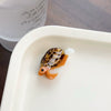 Wholesale Hair Accessories Acetic Acid Handmade Small Turtle Animal Side Clip For Women