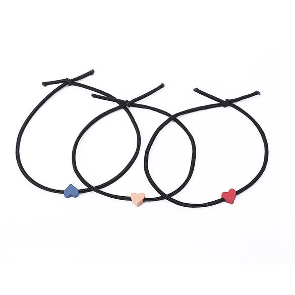 Wholesale Hair Accessories Alloy Handmade Small Fresh Love Leather Rope Headband