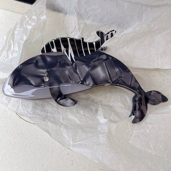 Wholesale Hair Accessories Animal Shark Clip Acetic Acid Handmade Large Hair Grab Clip