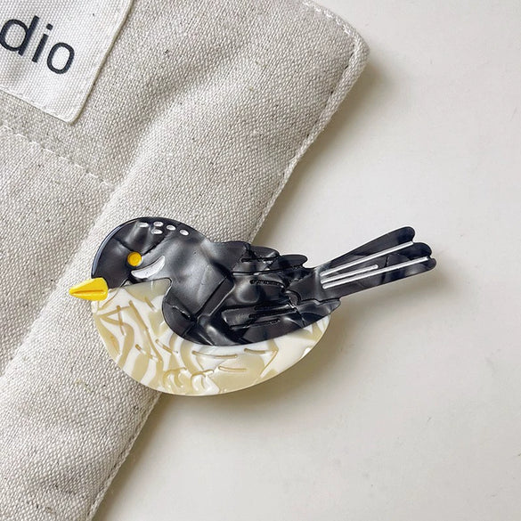 Wholesale Hair Accessories Cartoon Animal Fruit Vegetable Tulip Acetate Handmade Bangs Clip For Women