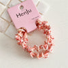 Wholesale Hair Accessories Fabric Spiral Braided High Elastic Handmade Hair Rings