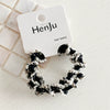 Wholesale Hair Accessories Fabric Spiral Braided High Elastic Handmade Hair Rings