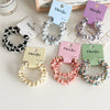 Wholesale Hair Accessories Fabric Spiral Braided High Elastic Handmade Hair Rings