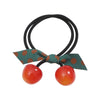 Wholesale Hair Accessories Hair Band Hair Rope For Female Mixed Material Handmade Cherry Style High Elasticity