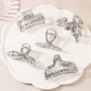 Wholesale Hair Accessories Plastic Resin Large Grasp Shark Clip With Lace Pattern And Printing For Women