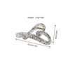 Wholesale Hair Accessories Plastic Resin Large Grasp Shark Clip With Lace Pattern And Printing For Women