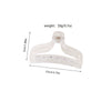Wholesale Hair Accessories Plastic Resin Large Grasp Shark Clip With Lace Pattern And Printing For Women