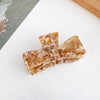 Wholesale Hair Accessories Plastic Resin Retro Handmade Grab Clip Bow Hairpin For Women