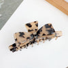 Wholesale Hair Accessories Plastic Resin Retro Handmade Grab Clip Bow Hairpin For Women