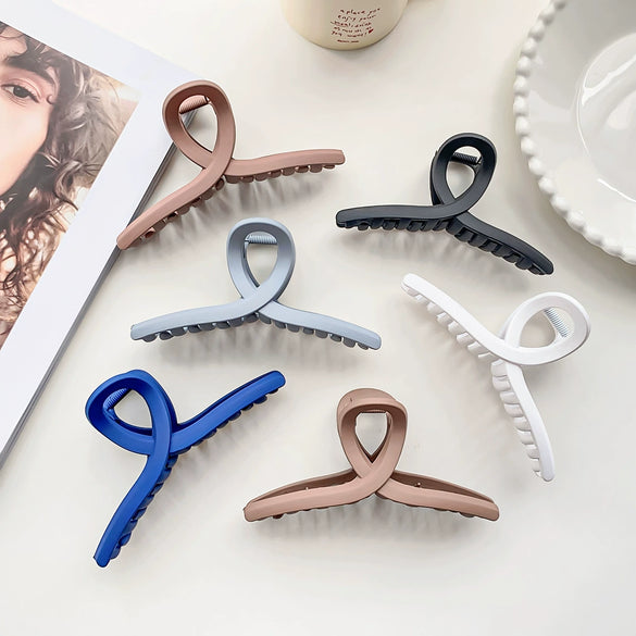 Wholesale Hair Accessories Ps Material Simple Style Handmade Shark Grip Clip For Women