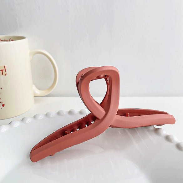 Wholesale Hair Accessories Ps Material Simple Style Handmade Shark Grip Clip For Women