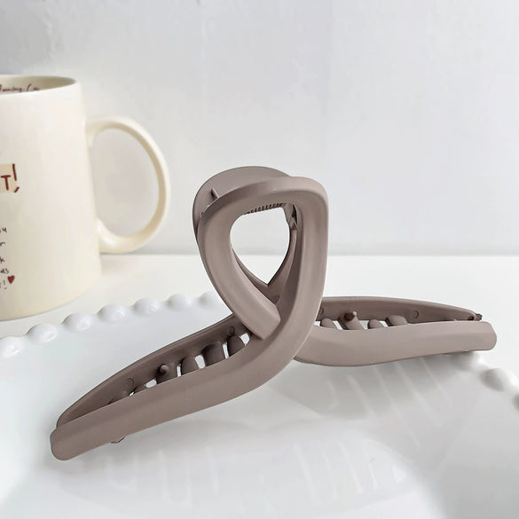 Wholesale Hair Accessories Ps Material Simple Style Handmade Shark Grip Clip For Women