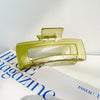 Wholesale Hair Accessories Ps Material Square Geometric Handmade Women's Candy Color Grab Clip Hairpin