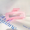 Wholesale Hair Accessories Ps Material Square Geometric Handmade Women's Candy Color Grab Clip Hairpin