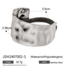 Wholesale Hair Accessories Stainless Steel U Shaped With Full Diamond Electroplated Black Rubber Band Light Luxury Design