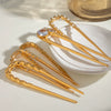 Wholesale Hair Accessories Stainless Steel Ushaped Geometric Electroplated Hairpin