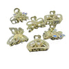 Wholesale Hair Accessories Zinc Alloy Elegant Half Grab Clip With Diamond Inlay For Women