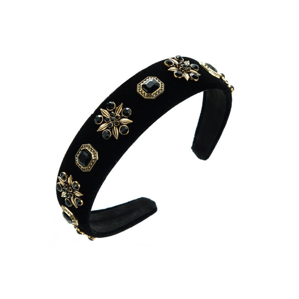 Wholesale Hair Band Alloy Rhinestone Pearl Retro Elegant Women's Hair Accessories