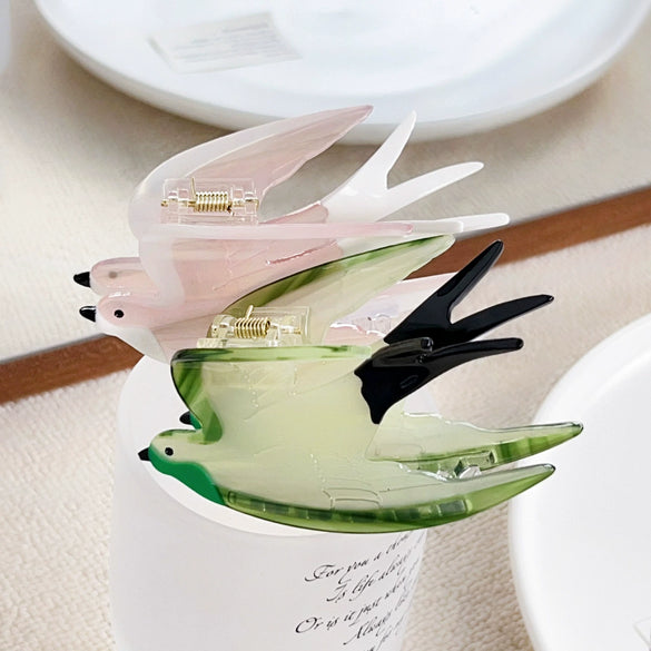 Wholesale Hair Clips Acetic Acid Handmade Bird Series Cartoon Style For Women