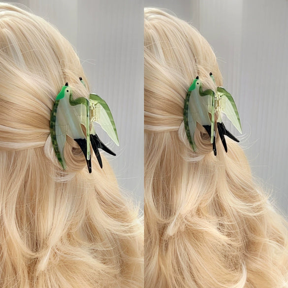 Wholesale Hair Clips Acetic Acid Handmade Bird Series Cartoon Style For Women