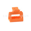 Wholesale Hair Clips Acrylic Material Square Shape Fashion Style Baking Paint