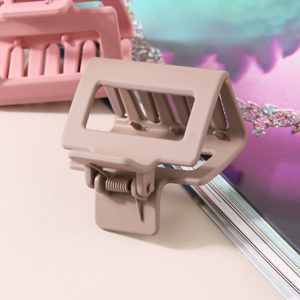 Wholesale Hair Clips Acrylic Material Square Shape Fashion Style Baking Paint
