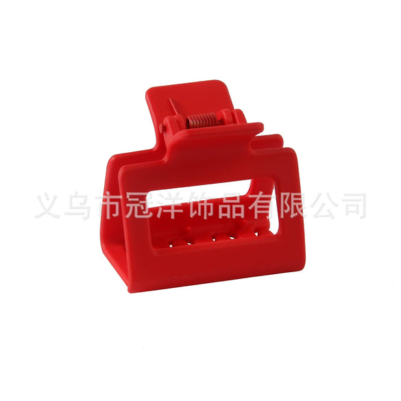 Wholesale Hair Clips Acrylic Material Square Shape Fashion Style Baking Paint