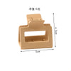 Wholesale Hair Clips Acrylic Material Square Shape Fashion Style Baking Paint