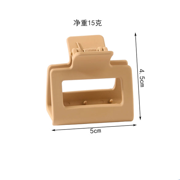 Wholesale Hair Clips Acrylic Material Square Shape Fashion Style Baking Paint
