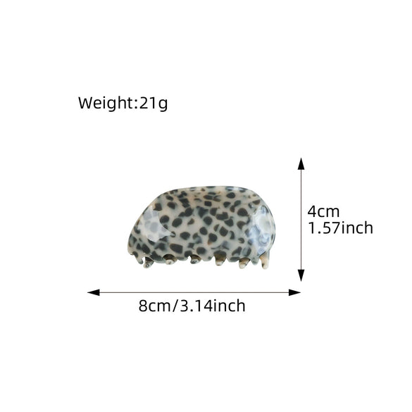 Wholesale Hair Grasp Clip Acetic Acid Semicircular Handmade For Women