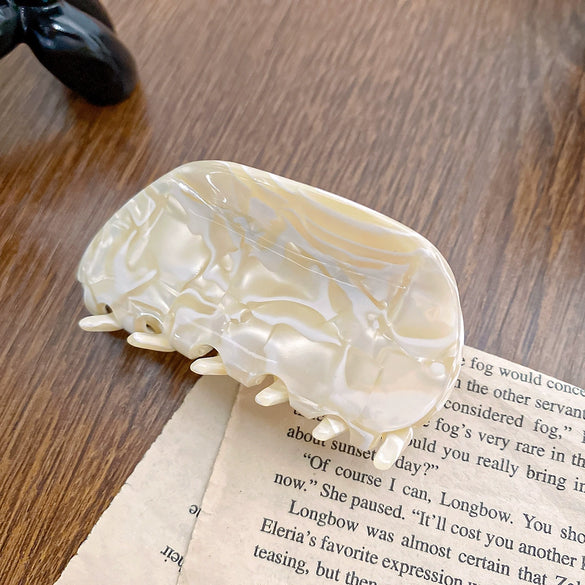 Wholesale Hair Grasp Clip Acetic Acid Semicircular Handmade For Women