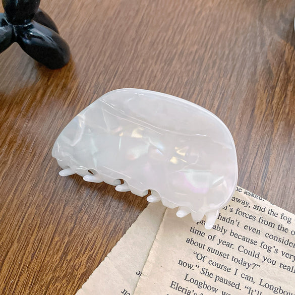 Wholesale Hair Grasp Clip Acetic Acid Semicircular Handmade For Women