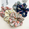 Wholesale Hair Ring Chiffon Fabric Small Floral Fresh Handmade Style For Women